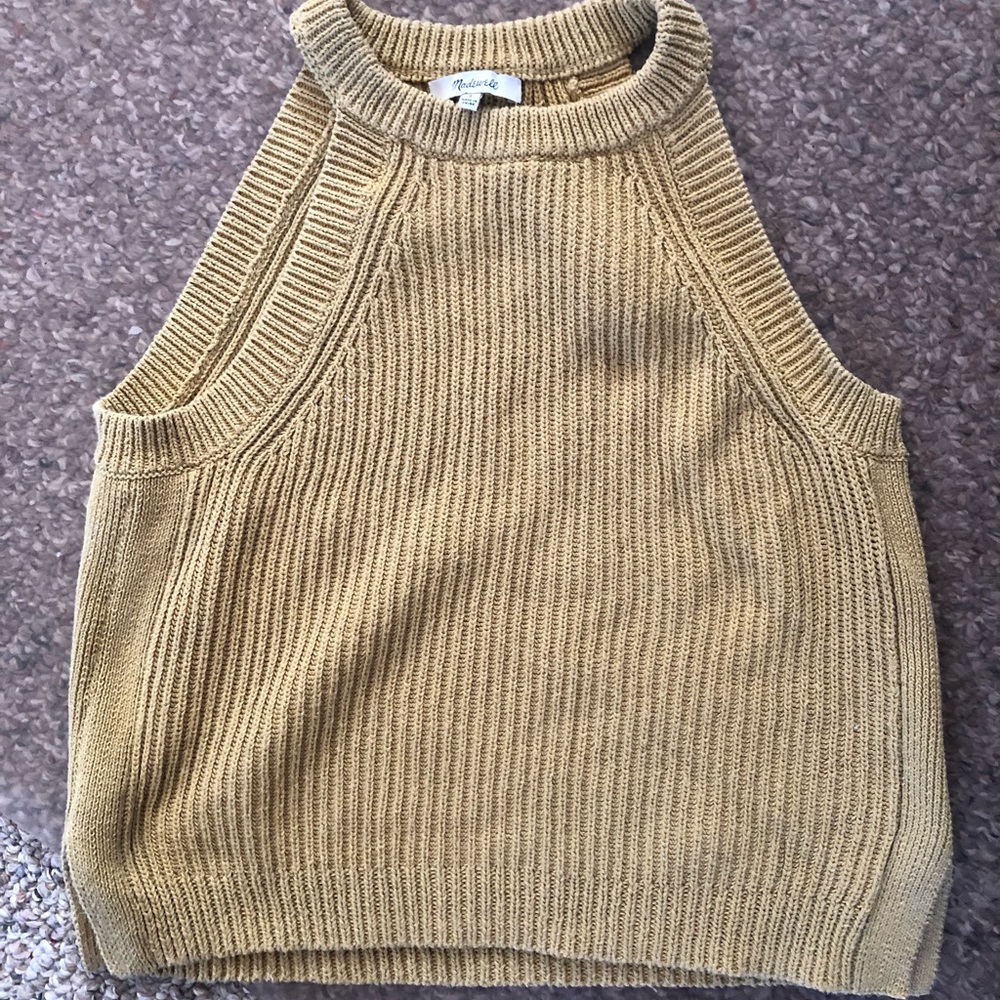 Madewell Valley Sweater in Mustard